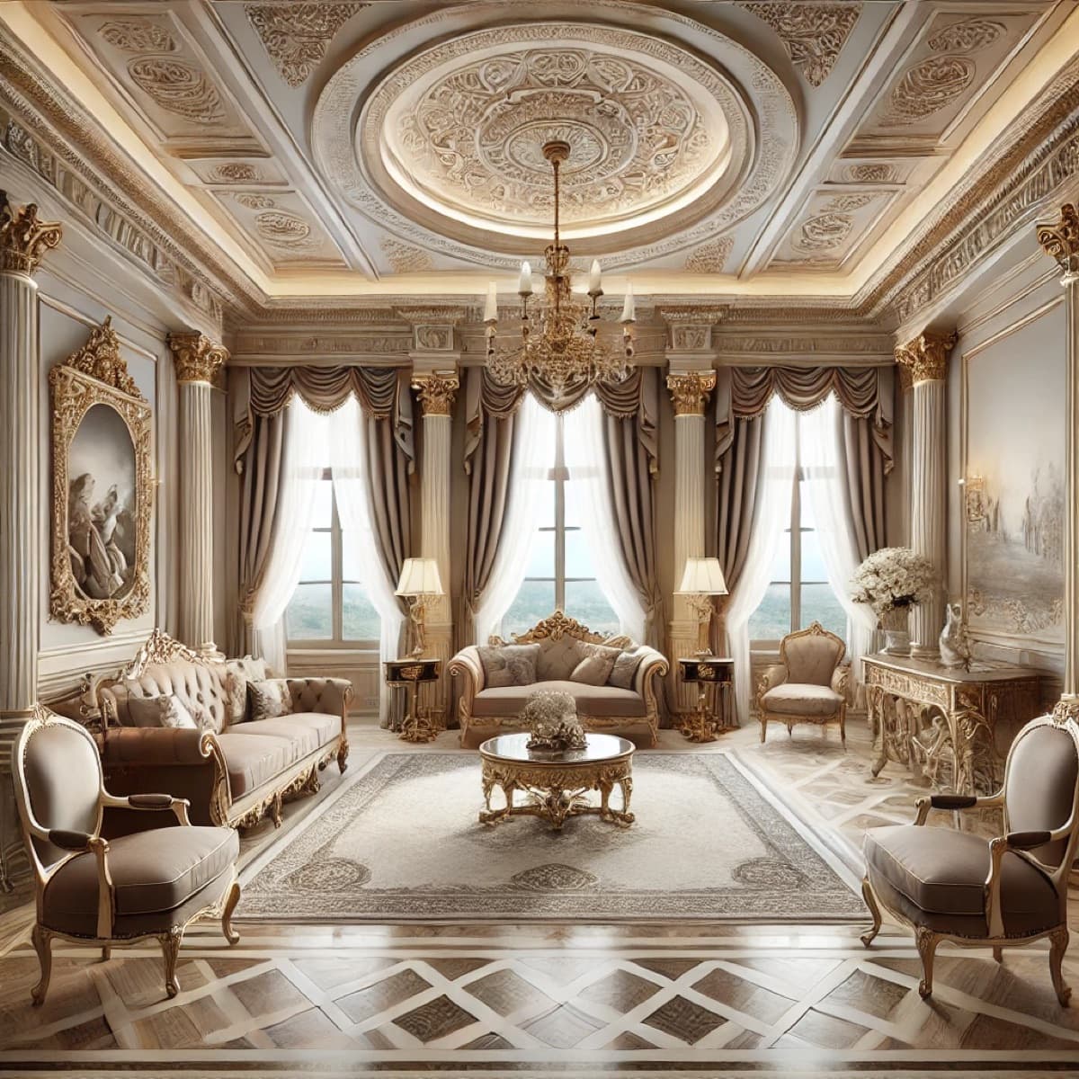 Living room styled by an iDecor designer